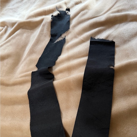 Vintage Black Edwardian Angora Fur Hat With Ribbon - Picture 2 of 5